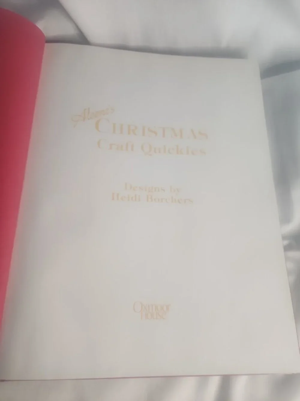 Vintage Aleene's Christmas Craft Quickies Book Upcycle Patterns Included